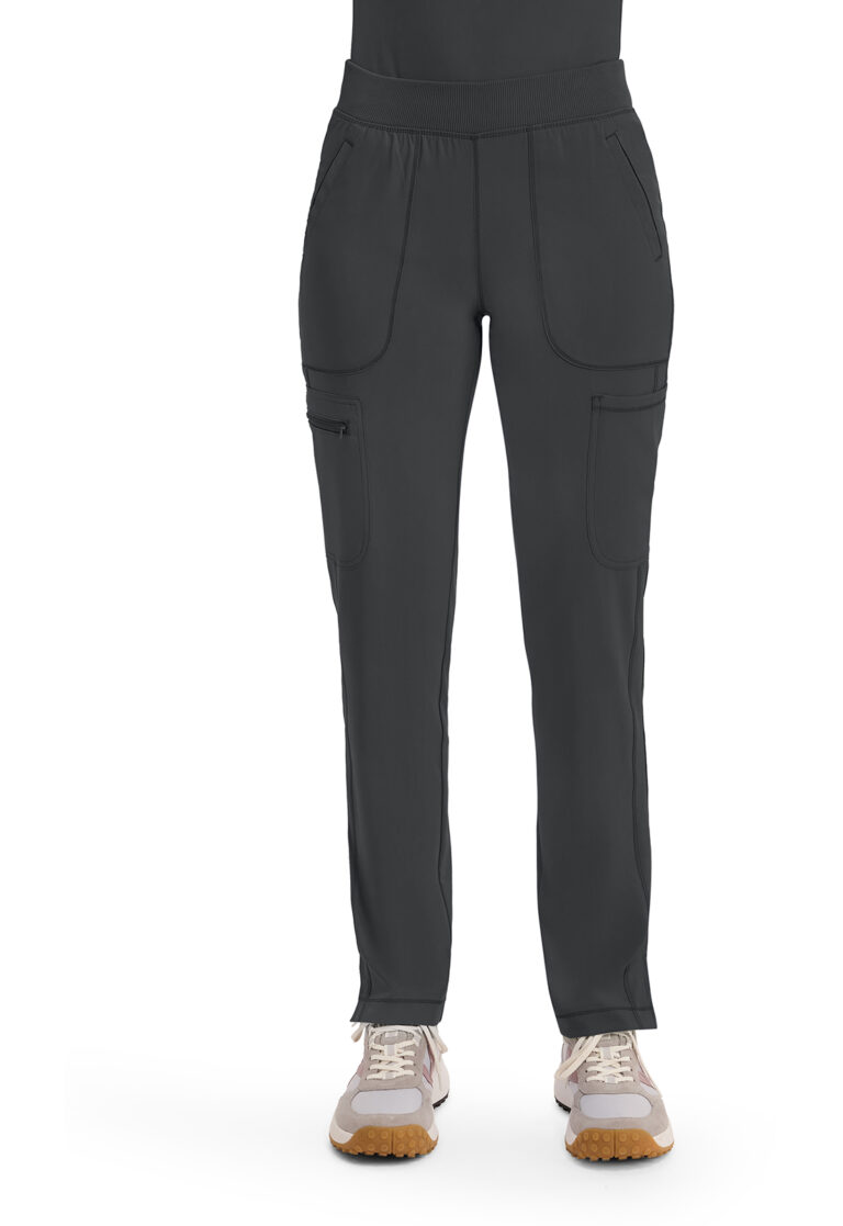 Mid Rise Tapered Leg Pull-on Pant