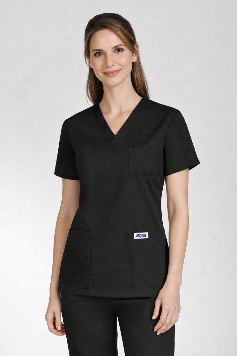 Unisex V-Neck Scrub Top