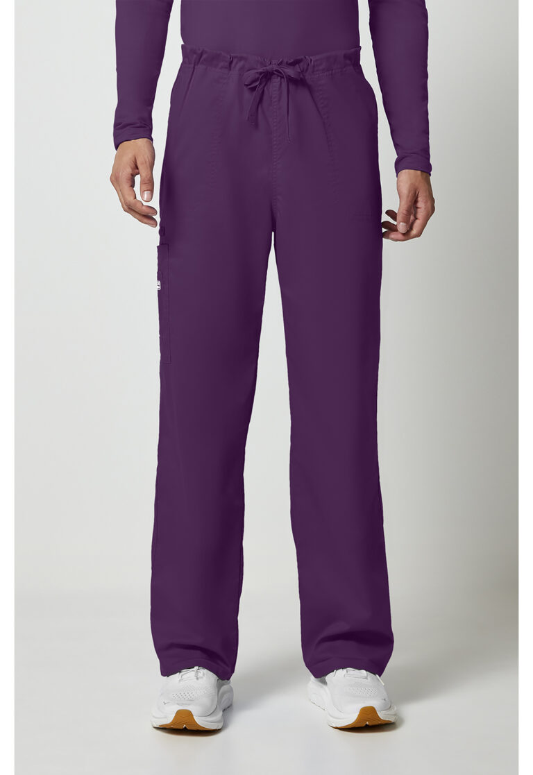 Unisex Drawstring Cargo Pant - Eggplant / 5XL