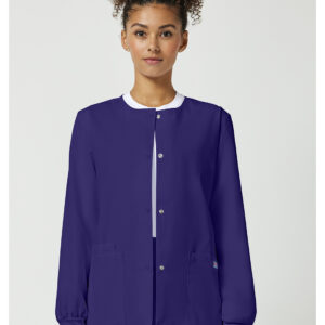 Snap Front Warm-Up Jacket