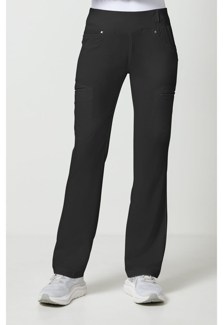 Mid Rise Straight Leg Pull-on Pant
