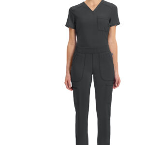 Mid Rise Tapered Leg Pull-on Pant