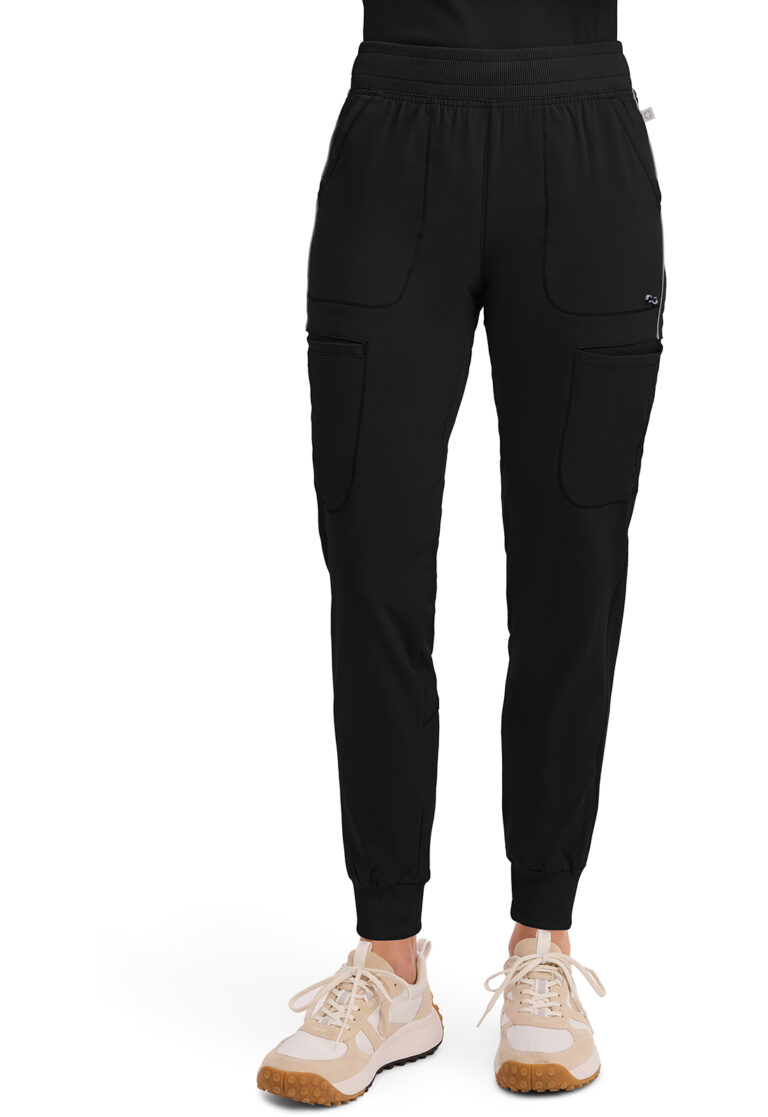 Mid Rise Jogger - BLACK / 2XL