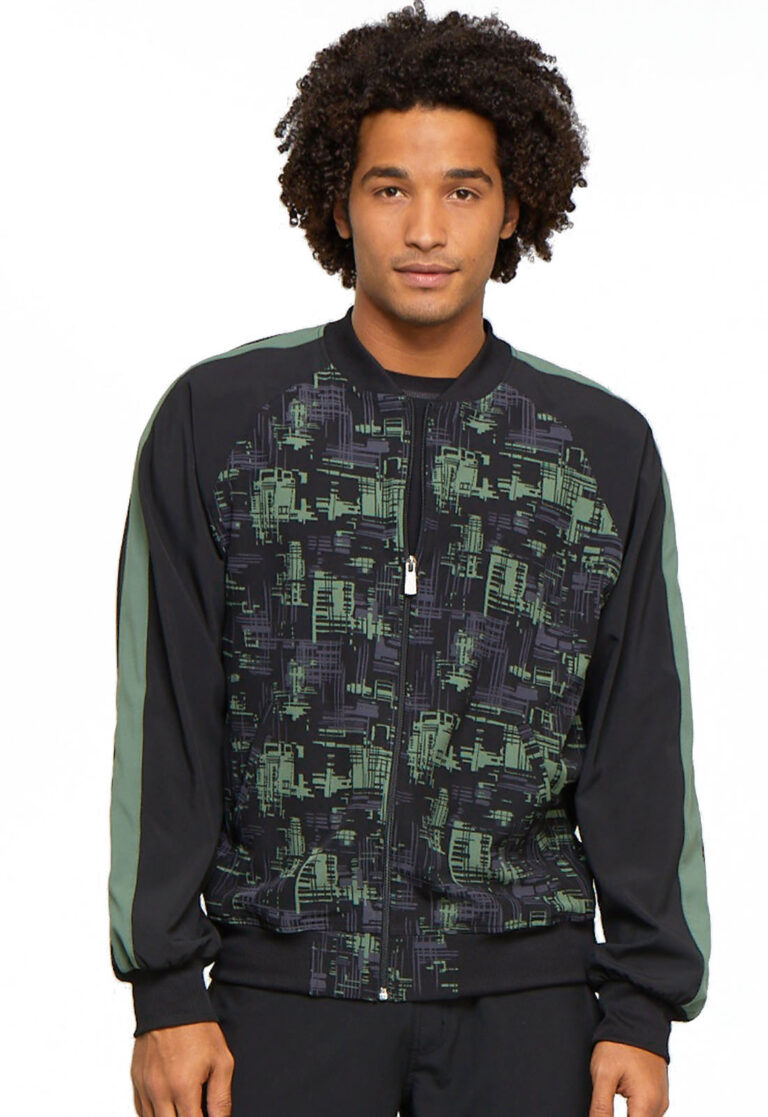 Cherokee Infinity Men's Warm-Up Zip Front Bomber Jacket