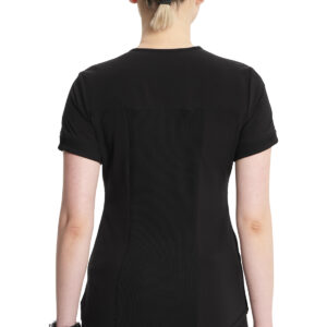 Zip Front V-Neck Top