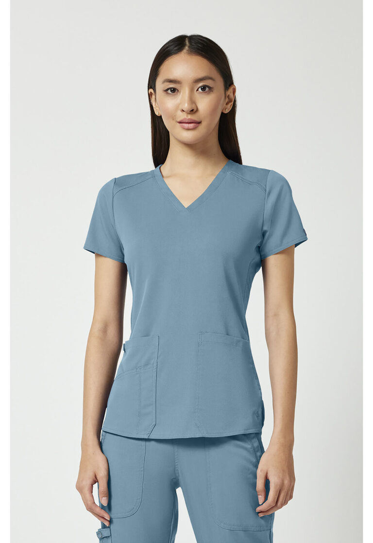 V-Neck Shirttail Top