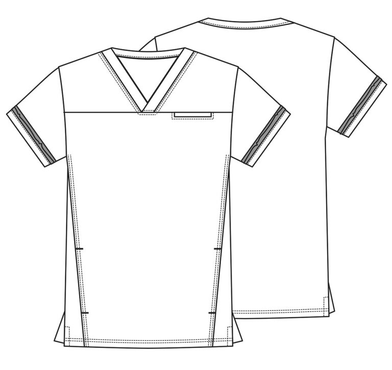 Tooniforms Men’s V-Neck Scrub Top