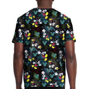 Men's Print  V-Neck Top