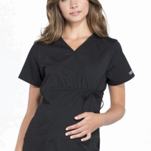 Maternity Mock Wrap Top