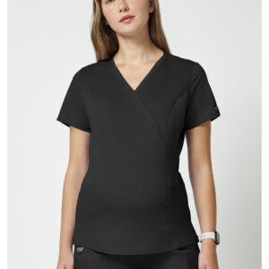 Maternity Mock Wrap Top