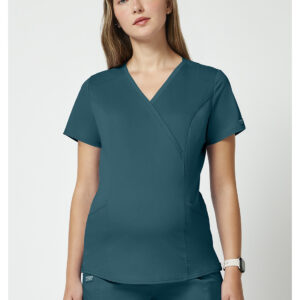 Maternity Mock Wrap Top