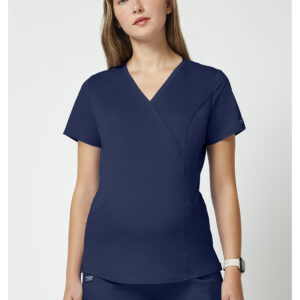 Maternity Mock Wrap Top