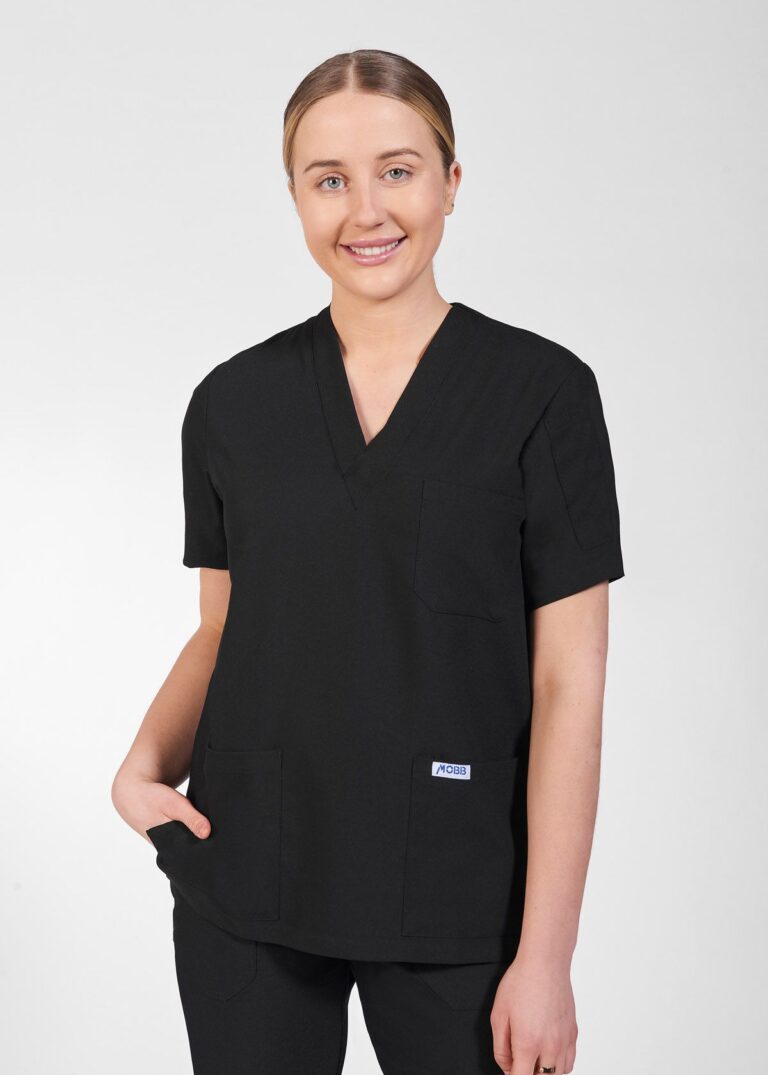 The Andy Unisex V-Neck Scrub Top