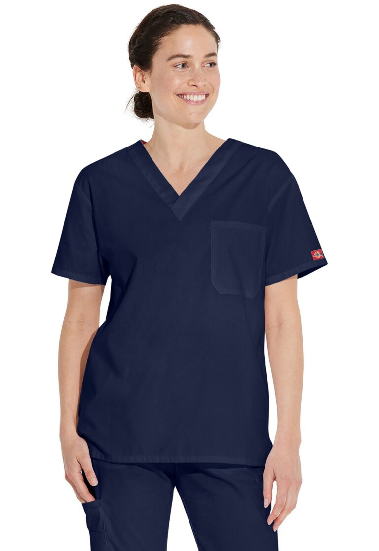Dickies Unisex V-Neck Scrub Top