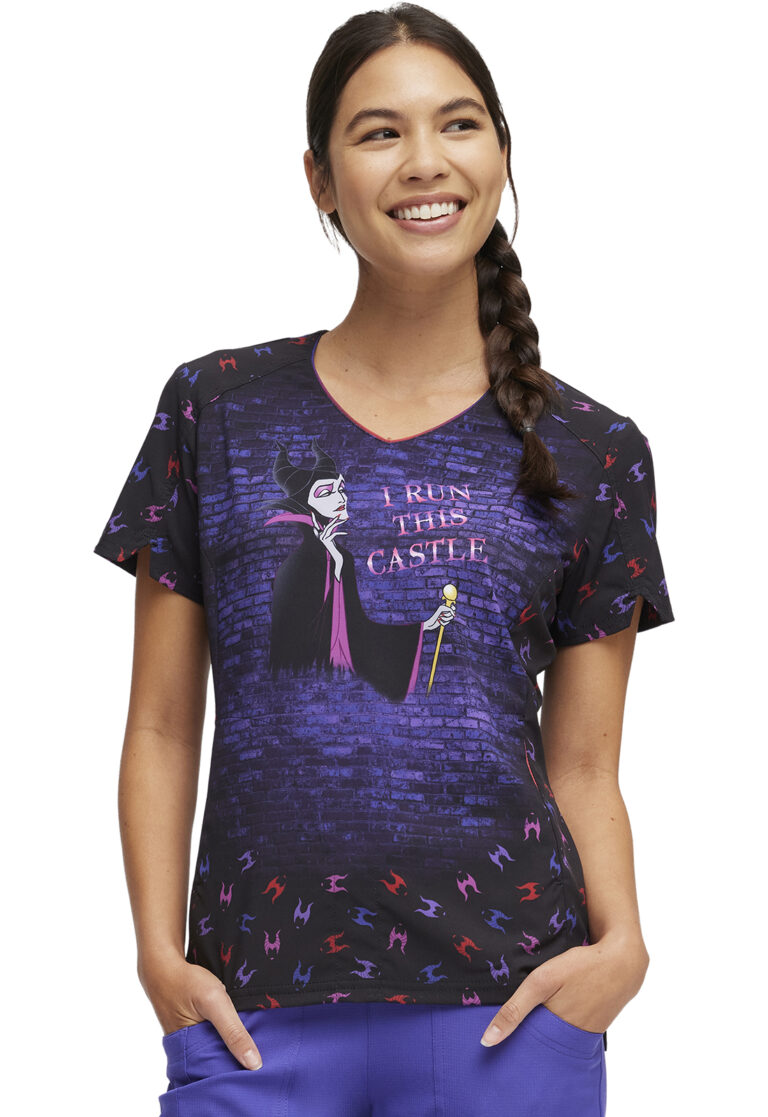 HeartSoul Prints V-Neck Print Top